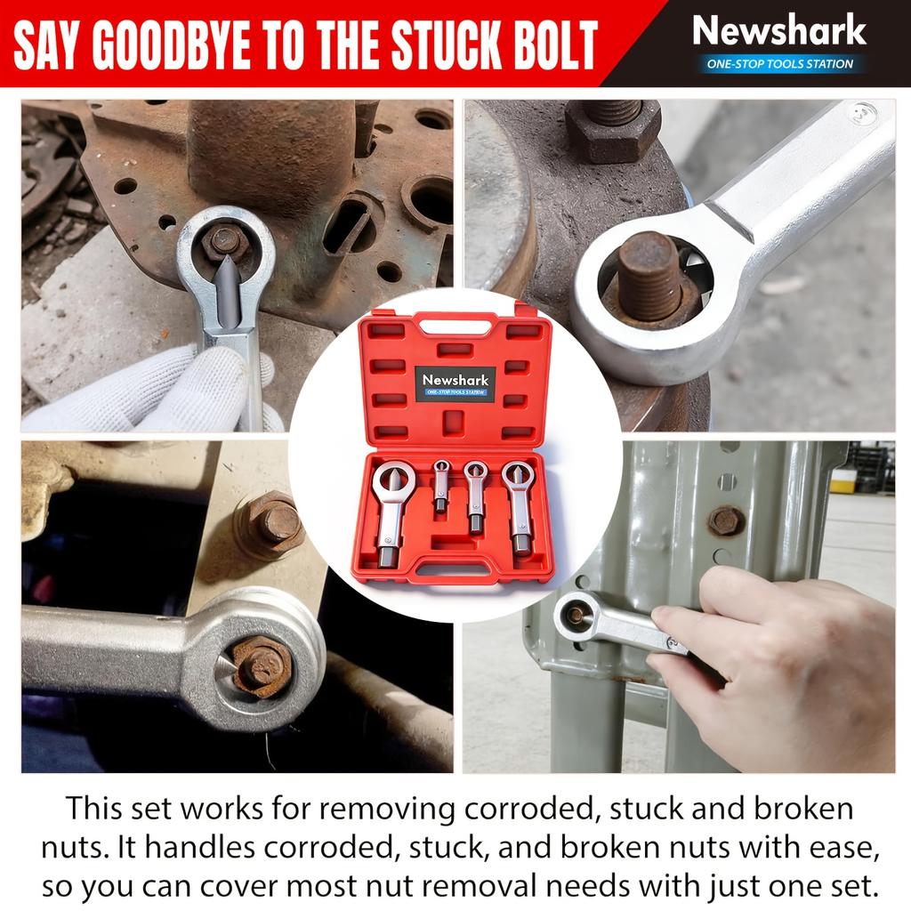 1Pc Dismantle Rusty Nut Breaker, Screw Separation, Disassembly Splitter, Sliding Tooth Screw Cap, Disassembly Set Breaker, Handheld Rusty Nut Breaker