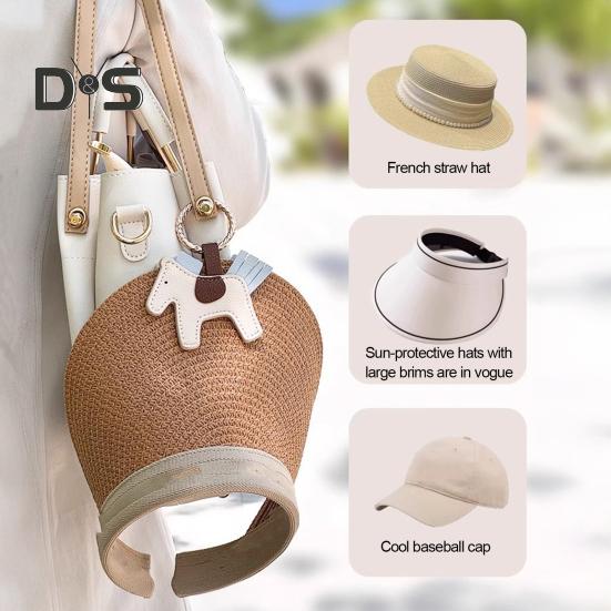 Магнитный зажим для шляпы, многоцелевой, компактный, портативный, сильный магнит, крючок для хранения солнцезащитных очков