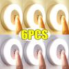 6/1 шт. светодиодные сенсорные ночники с 3 режимами зарядки через USB, регулируемая яркость настенного светильника, портативные мини-ночники для домашнего освещения спальни