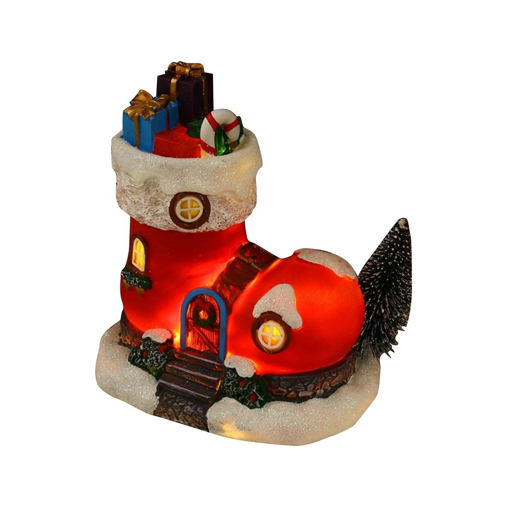 Glowing Gingerbread House With Lights - Animated Christmas Decoration For Indoor Festive Display