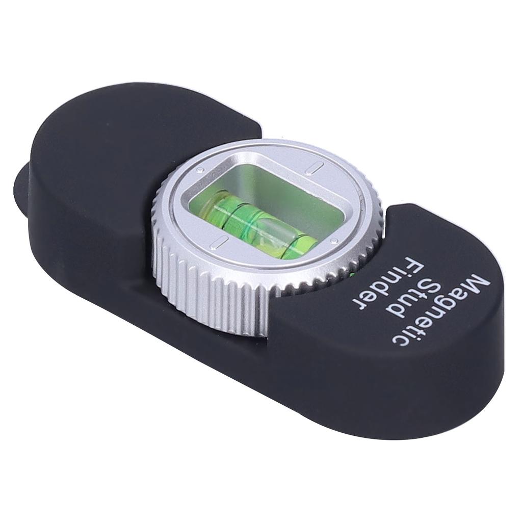 Магнитный искатель стоек Портативный металлоискатель с уровнем для стальных гвоздей, шурупов Черный