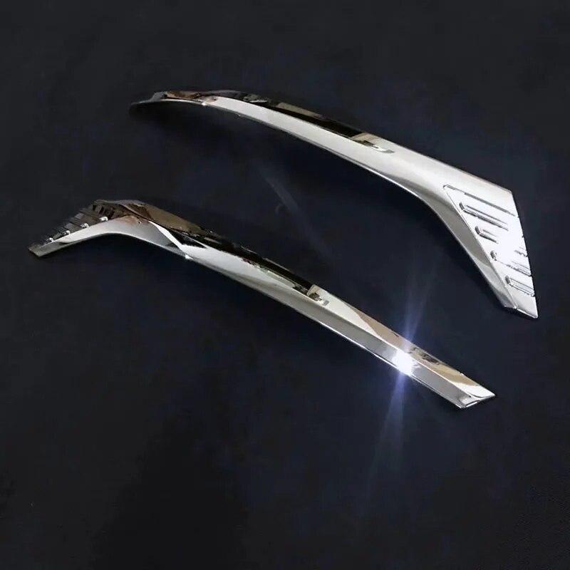 Автомобильный Стайлинг, головной светильник, передняя лампа, крышка для бровей, век, полоска, отделка, декоративная наклейка для Toyota Voxy Noah R80 2017 2018, аксессуары