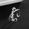 Lindon Classic Copper Alloy Zircon Ring Ladies Jewelry Wedding Promise Party Gift