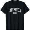 Футболка с винтажным спортивным дизайном Lake Seneca Ohio OH(1)