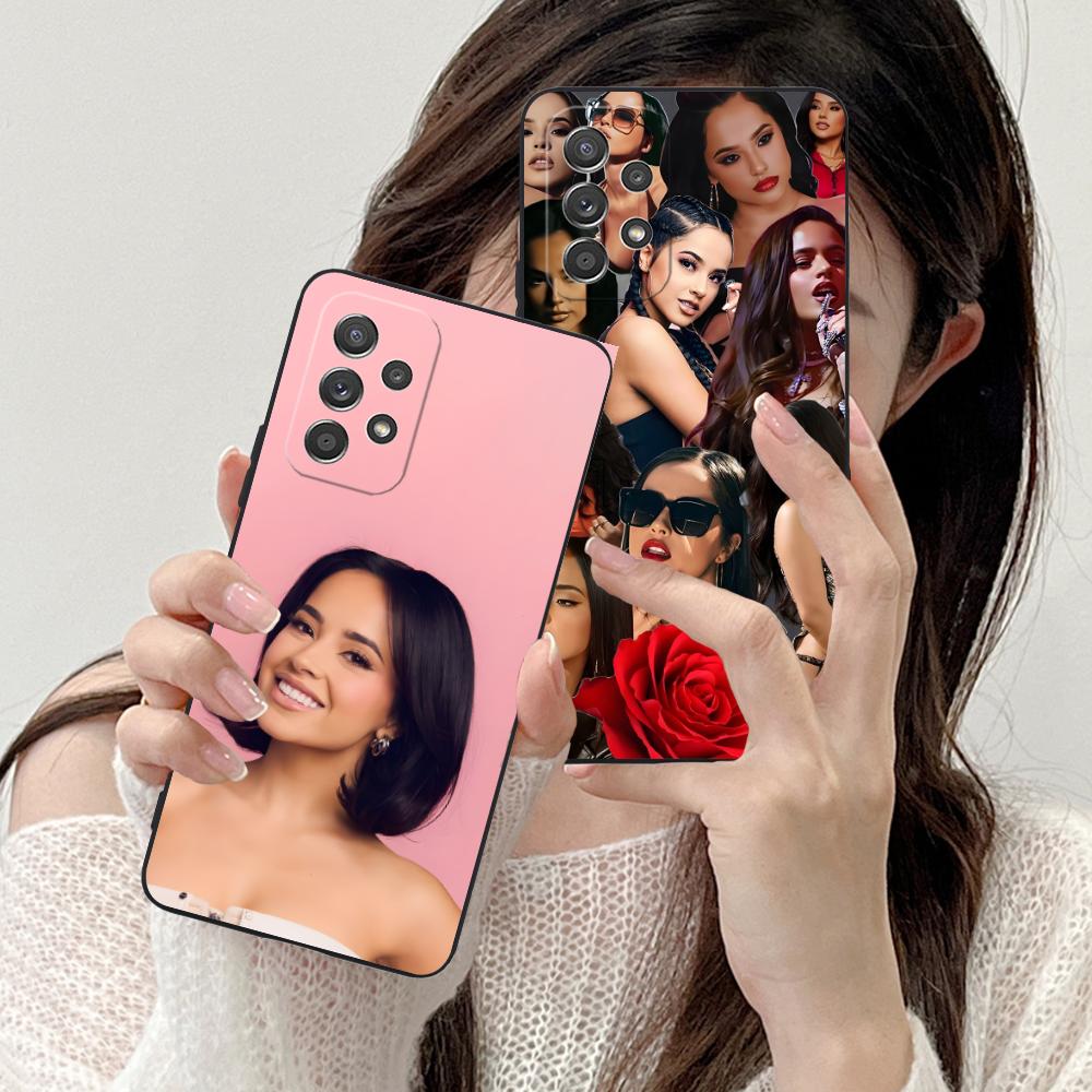 Модный чехол для мобильного телефона Becky G для Samsung Galaxy A73 72 71 70 56 55 54 53 52 36 35 34 23 16 15 5G Цветной защитный чехол