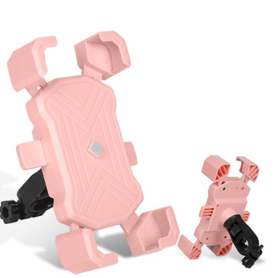 Держатель для телефона на велосипеде Противоударный фиксатор с нескользящим зажимом с четырьмя когтями Крепление для мобильного телефона на электрическом велосипеде Навигационный кронштейн