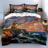Lighthouse on rocky coastline. Bedding sets Duvet cover sets Duvet covers Pillowcases(1 * Duvet Cover 2 * Pillowcases without duvet insert)