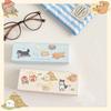 Cat Pattern Glass Box Hard Shell Sunglasses Storage Box Cute Glass Case  Women