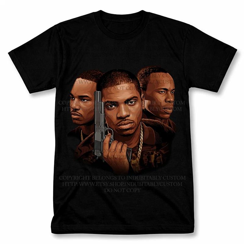 PAID IN FULL Mitch Ace & Rico Hip Hop Graphic T-Shirt Vintage Style Fan Tee