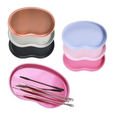 Щеточка для ногтей Инструмент Оборудование Тарелка Ножницы для ногтей Тарелка Хранение косметики Пинцет Лоток из нержавеющей стали