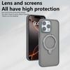 Чехол-подставка с магнитом для iPhone 17 Pro Max, ощущаемый как кожа, с вращающейся защитой с демпфированием