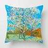 Клод Моне, чехол для подушки из полиэстера с принтом, чехол для дивана, пейзаж, всемирно известная картина маслом, декоративная наволочка, домашний декор