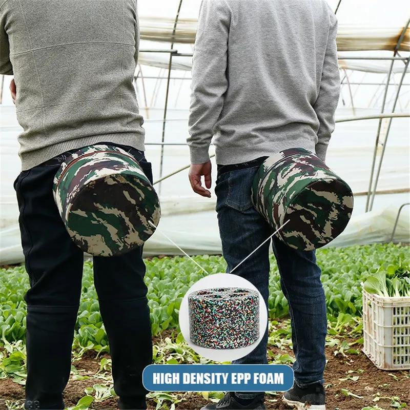 Outdoor Farm Work Foam Stool Garden Wearable Case Seat Attached Work Removable Gardening Hip Farming Cushion Planting Ottoman