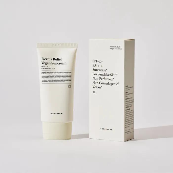 Derma Relief Vegan Fragrance Free Mineral Sunscreen SPF50+ PA++++