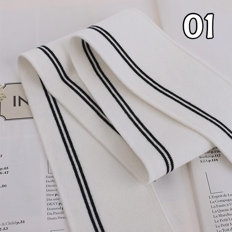 90x6см Эластичная вязаная ткань DIY Резинка для горловины, манжет, низа изделия Вязаная ткань для шитья Бейсбольной формы, куртки, одежда