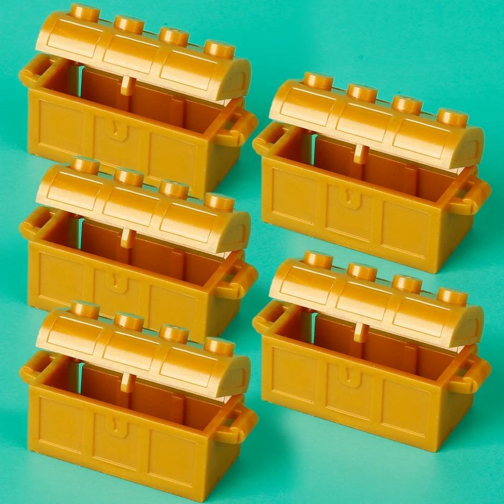 MOC Precious Deposits Building Blocks Treasure Pirate Map Gold Ore Silver Brick Box Diamond Bricks Toys Gift