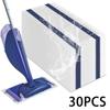 30 шт. одноразовая насадка для швабры из микрофибры, впитывающая воду, сменная насадка для швабры, кухонная, ванная, половая тряпка