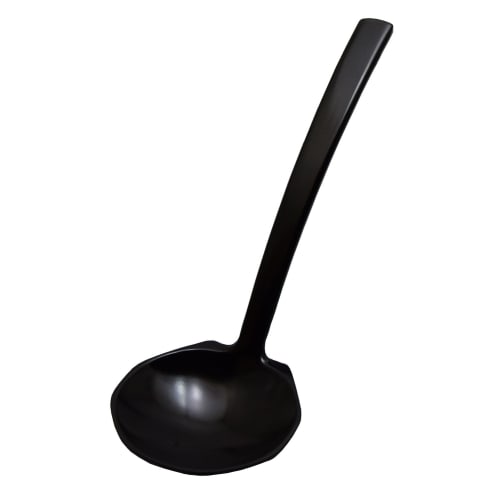 Entec Thousand Cranes Melamine Ladle, Black, 19.5cm, C-70