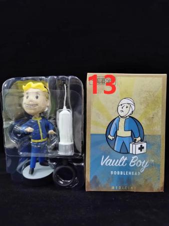 Милый Бобовая Голова Vault Boy Полный Набор Аниме Фигурка Действия Игрушки Статуя Коллекция Модель Кукла Настольное Украшение Дисплей Игрушки Подарки