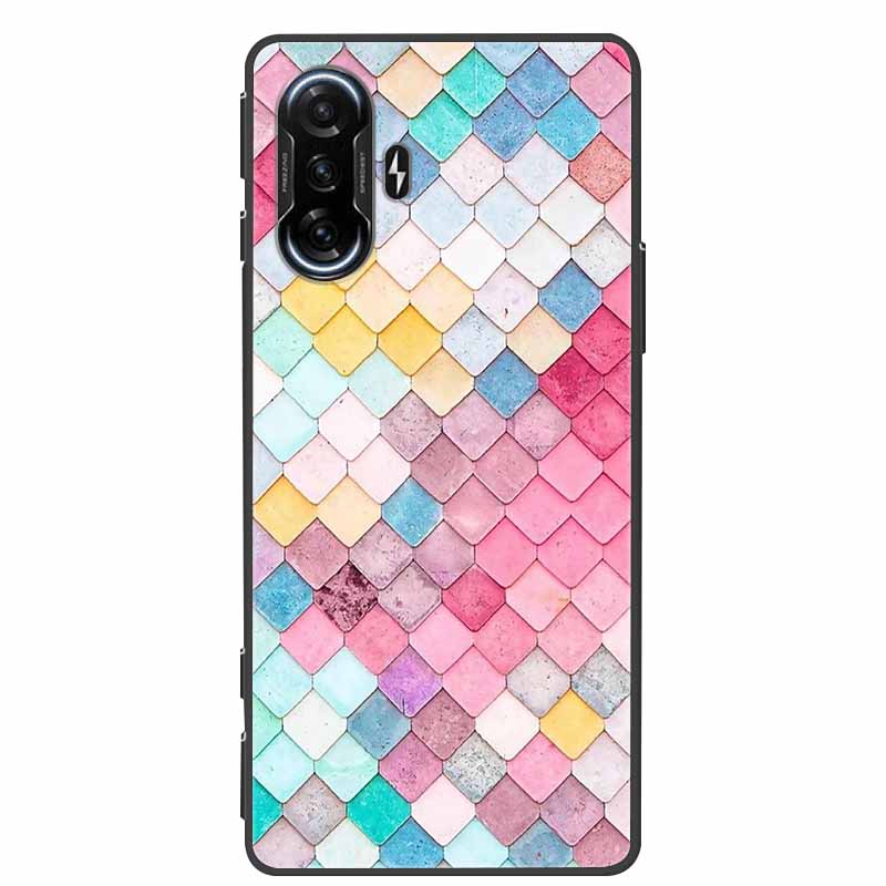 Для Redmi K40 Gaming Чехол Ударопрочный Мягкий силикон ТПУ Задняя крышка Для Xiaomi Redmi K 40 K40 K50 Игровые чехлы для телефонов Милый мультяшный