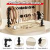 Двухуровневая подставка для ободков, дисплей для аксессуаров для волос, настольная универсальная подставка-обруч, ожерелье