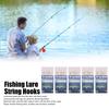 5 Sets Soft Fish Skin Fishing Rigs with Luminous Beads Fishing Lure Rigs  Saltwater Fishing