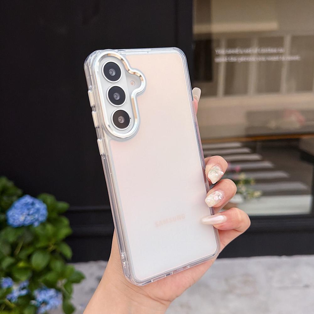 KEYSION Лазерный градиентный цветной чехол для телефона Samsung Galaxy S24 S25 S26 Ultra 5G S26+ S25 FE TPU+PC Ударопрочная задняя крышка