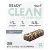 Ready Clean Protein Bar, Dark Chocolate Sea Salt, 12 Bars, 1.98 Oz (56 G) Each