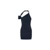 X Jacquemus SS24 Solid Color Casual Stretch Layered Cami Dress Women Dress Dark-Blue Black FJ3141-475