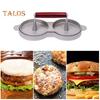 Burger Press Patty Maker Aluminum Alloy Hamburger Fish Patty Press Mold for Meat Beef Veggie Burger Grill BBQ Kitchen Tool