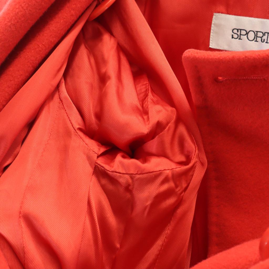 SPORTMAX Made in Italy Wool Blend Wool coat 38 Red Women Used