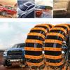Tyre Chain Winter Snow Mud 6Pcs Anti-skid Tire Chains