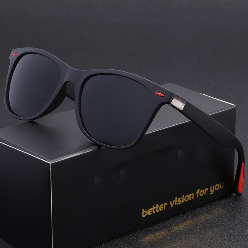 6 шт. Модные очки для мужчин и женщин Ретро квадратные Идеально подходят для вечеринок Подарки Уличная фотография Праздничные костюмы Стильные очки