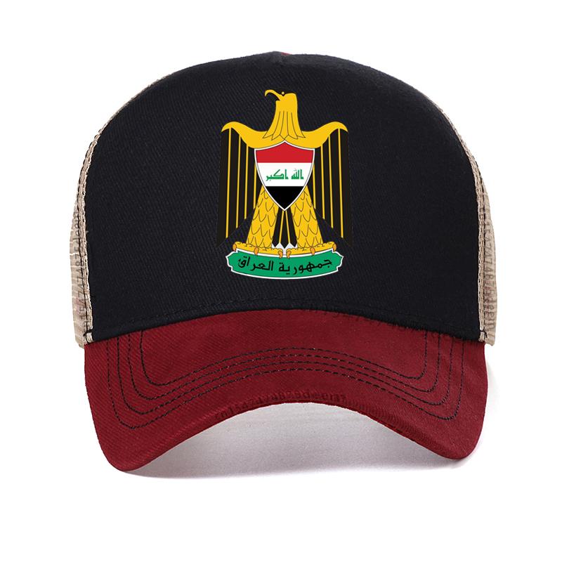 Герб Ирака Бейсболка Мода Мужская орел Bundesadler кепки летние Регулируемая Сетчатая Кепка-тракер Патриотические Шляпы
