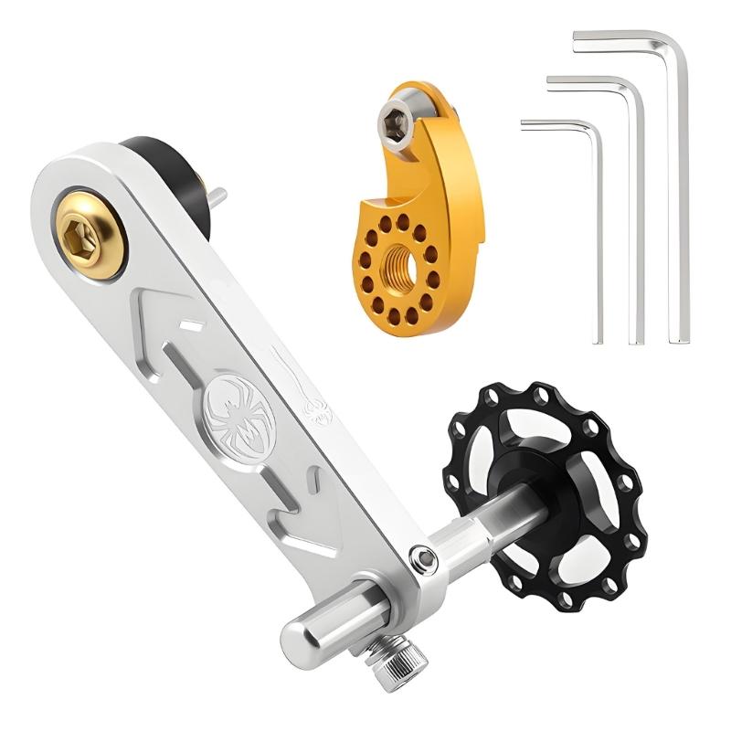 Bicycles Chain Guide Road Bike Adjustable Chainring Chain Stabilizers Durability Aluminun Alloys Bike Chain Guide