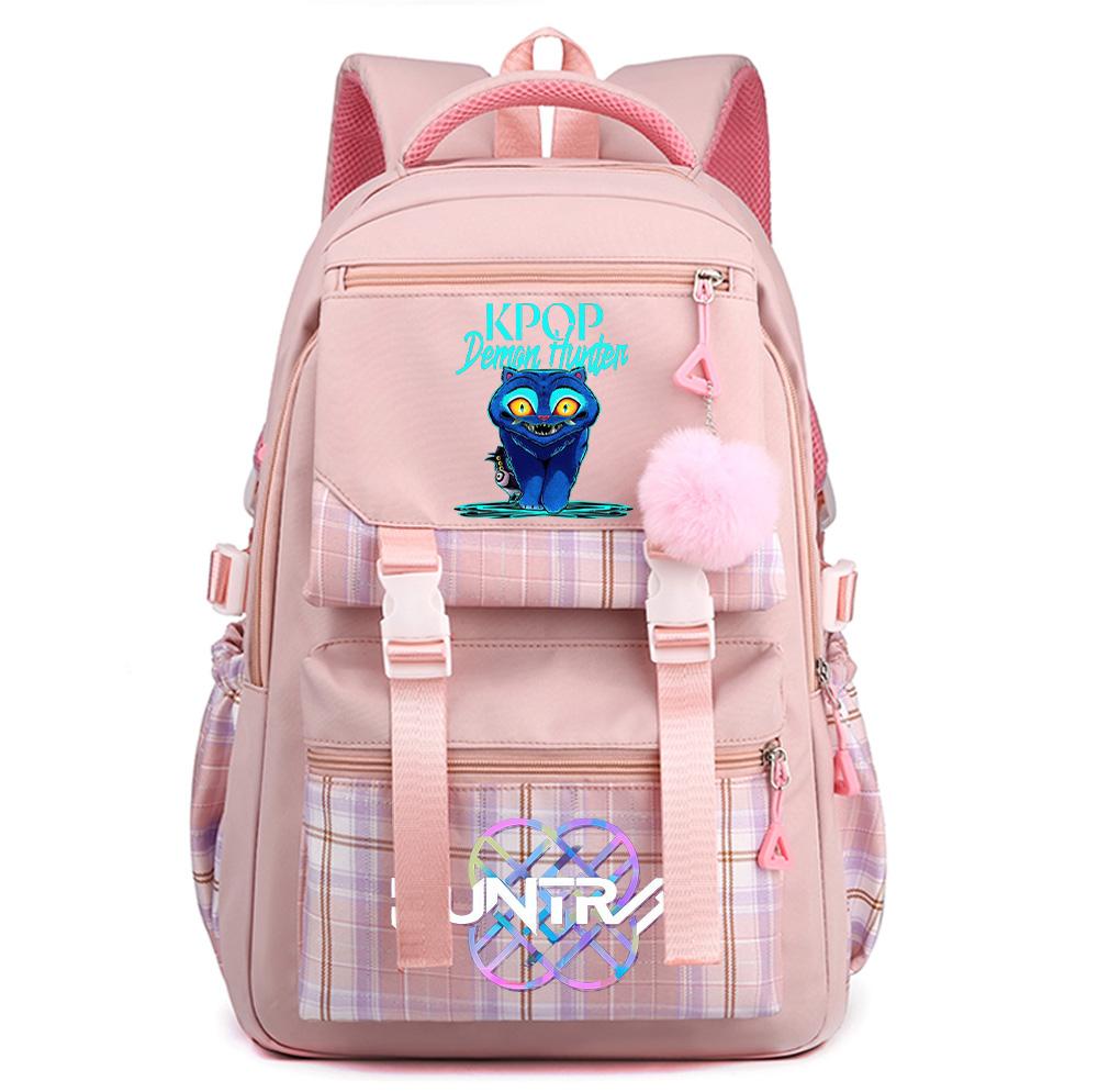 Anime Cartoon K-Pop Printed Large Capacity Backpack for Teenger Student Girl Boy Schoolbag Bookbag Kid Gift Women Waterproof Travel Bag Mochila
