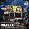 Mechanical Dinosaur Mantis Whale Shark Horse Building Blocks MOC Animal World Set With Light Bricks Kids STEM Toys Kids Gifts