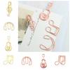 10pcs Metal Memo Music Note Paper Clips Index Bookmark Creative Bookmark Clip  Office