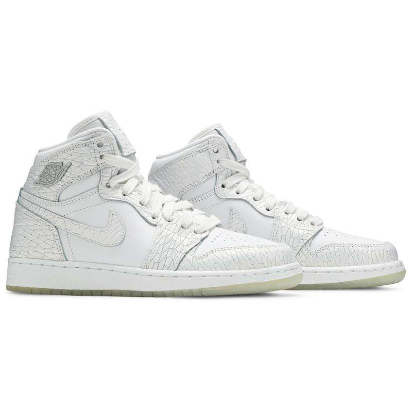 Jordan 1 Ретро Высокий Наследник Чистая Платина GS 832596-100