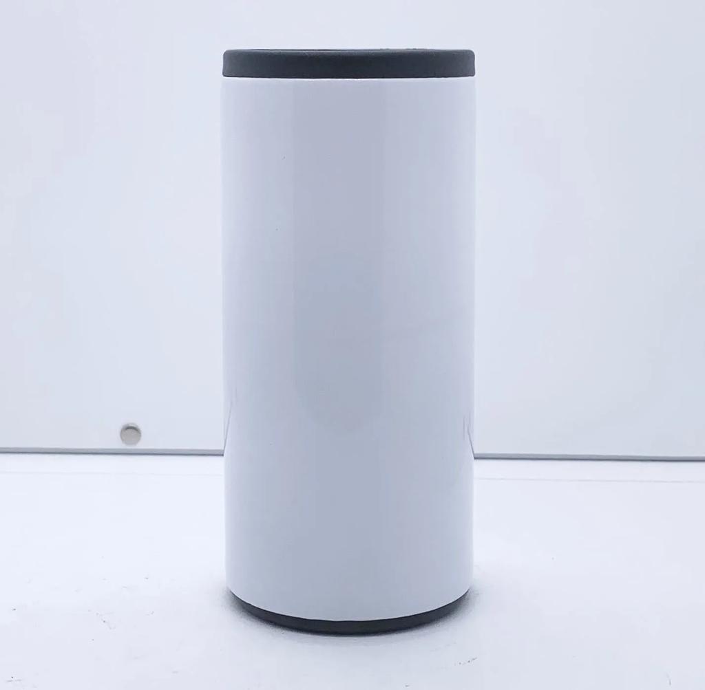 Сделай сам Сублимационный охладитель для банок 12 унций Тамблеры Тонкий Прямой Изолятор для банок Заготовка Тонкий Двустенный Вакуумный охладитель из нержавеющей стали DIY Подарок CCJ2103