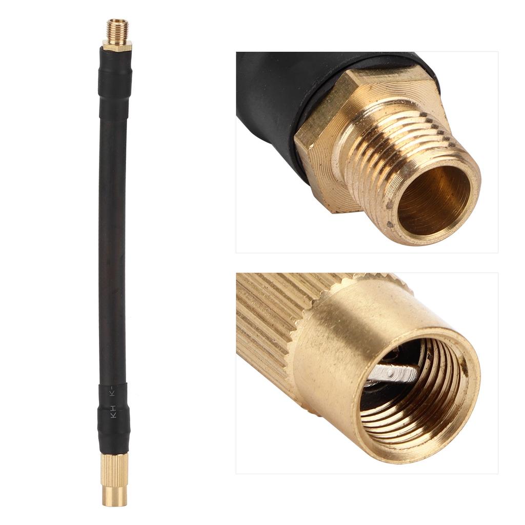 6.3in Tire Inflator Extension Hose Air Pump Tube Fit for Xiaomi Electric Inflator Bicycle Motorcycle Automobile