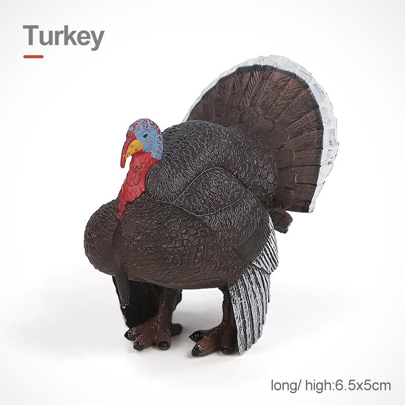 Имитация Фермерских Животных Домашняя Птица Корова Свинья Собака Курица Утка Гусь Детеныш Фигурки Модель Фигурки Развивающая Игрушка Для Детей