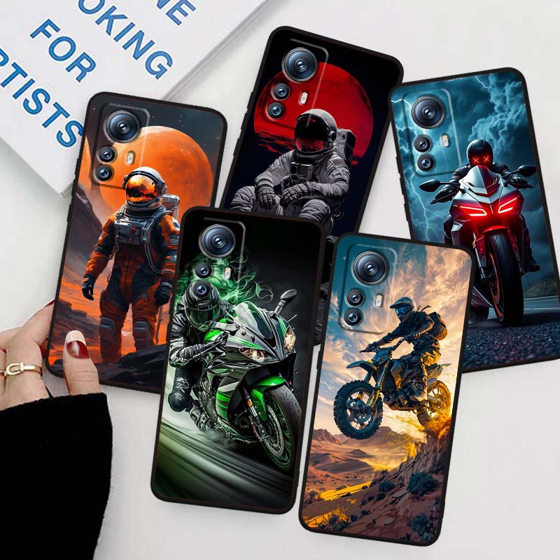 Модель Rider Cool Для Xiaomi Mi 15 14 13 13T 12 12T 12S 11 11i 11T Pro Ultra Lite 5G Черный Мягкий Чехол для Телефона