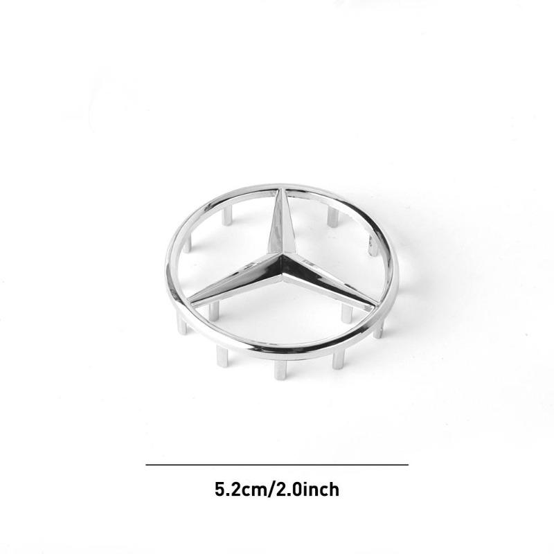 1 шт. 52/58 мм Наклейка-эмблема на центр рулевого колеса автомобиля для Mercedes Benz AMG W212 W213 W177 CLE GLA W222 GLC GLB W203 W210 W220