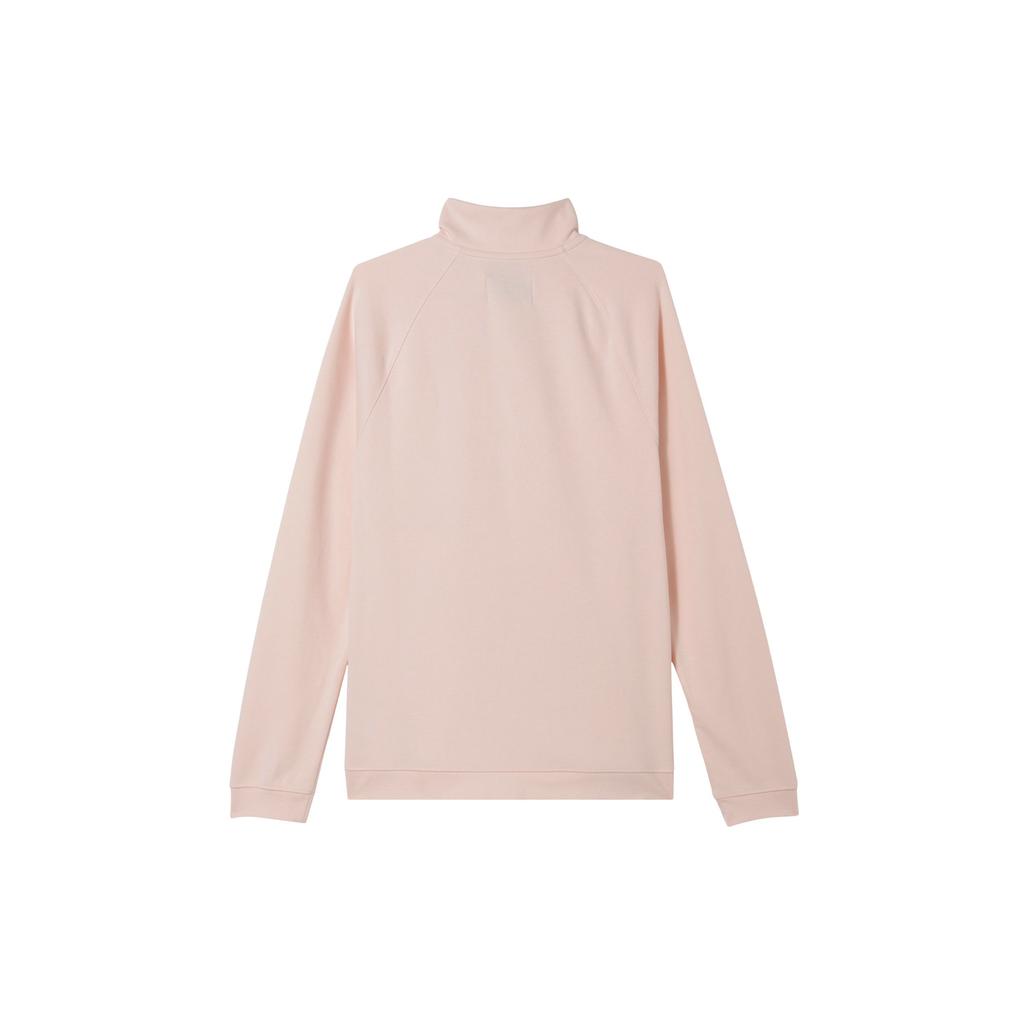 Jordan Sport Solid Color Stand Collar Half Zip Casual Quick Dry Long Sleeve T-Shirt Men Tops Legendary-Pink FB7564-622