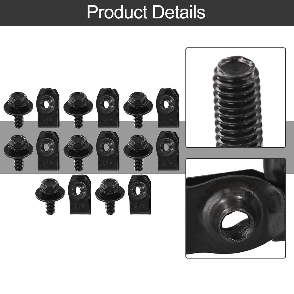 10 шт. Двигатель Под Аксессуары Корпус Болты Клипсы Крепеж