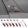 Car Stickers For To/yota 2017  ABS Car T/RD Emblem Badge Stickers Car Styling Accessories For Racing Car Logo