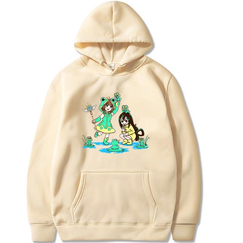 Tsuyu Asui  Froppy My Hero Academy Hoodie Men Women Sweatshirt Print Unisex Streetwear Style Autumn Winter Tops Clothes