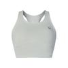 Fitness Athletics Logo Comfortable Breathable Skin-Friendly Sports Bra Women Underwear Cool-White Gray A11W511102F-GY