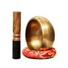 Nepalese Singing Bowl Set - Hand-Hammered Tibetan Sound Bowl for Meditation, Yoga, Chakra Healing, Zen - Includes Striker & Cushion Carry Bag